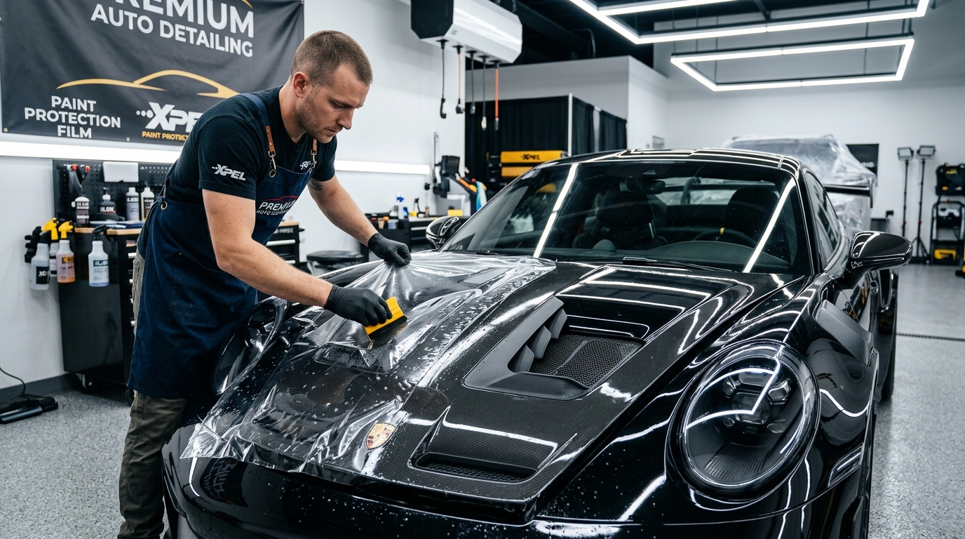PPF Paint Protection Film Application at Car Studio Nandurbar